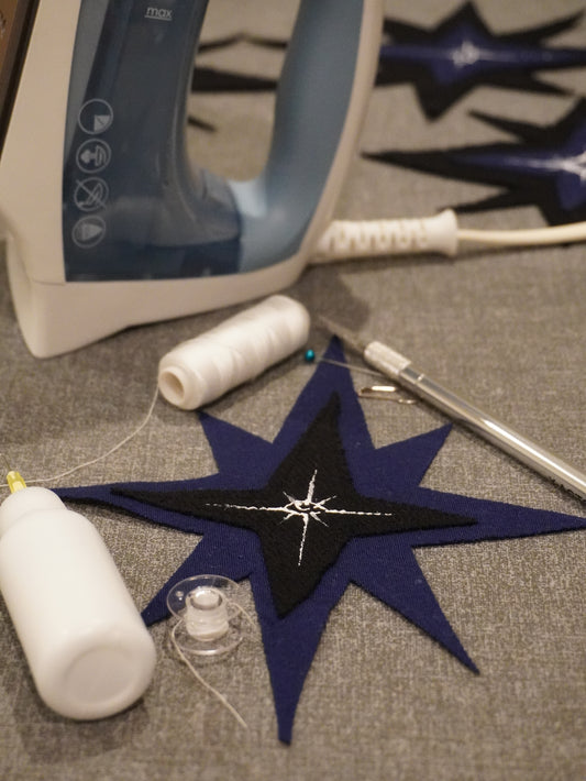 Hand-Painted Mystery Star Patch