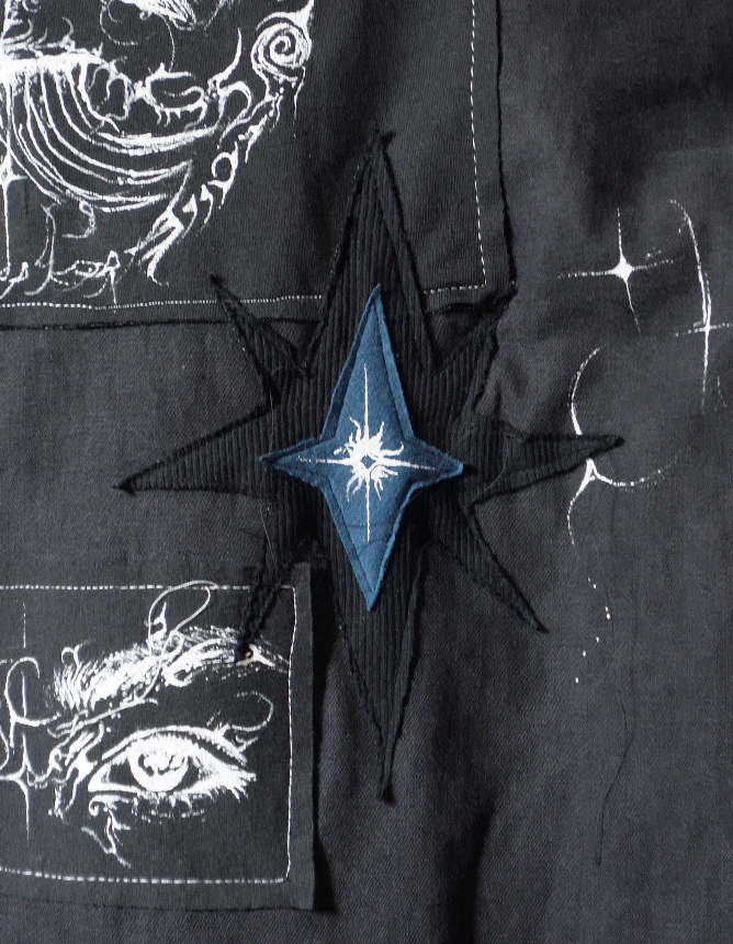 Hand-Painted Mystery Star Patch